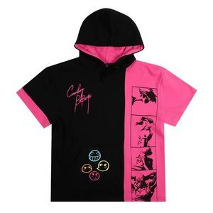 Cowboy Bebop Colorblock Short Sleeve Hoodie